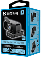Kamera internetowa Sandberg Streamer Chat Webcam 1080P HD Black (5705730134159) - obraz 4
