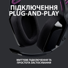Słuchawki Logitech G535 Lightspeed Wireless Gaming Headset Black (981-000972) - obraz 4