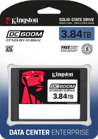 SSD диск Kingston Enterprise DC600M 3.84ТБ 2.5" SATAIII 3D TLC (SEDC600M/3840G) - зображення 3