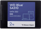 Dysk SSD Western Digital Blue SA510 2TB 2.5" SATAIII 3D NAND TLC (WDS200T3B0A) - obraz 1