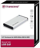 Зовнішня кишеня Transcend StoreJet 25S3 для 2.5" HDD/SSD USB 3.1 Aluminum (TS0GSJ25S3) - зображення 2