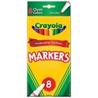 Фломастеры Crayola Classic тонкие 8 цветов