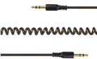 Kabel spiralny audio stereo Cablexpert CCA-405-6 1.8 m Czarny