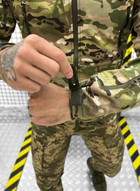 Військова Демісезонна Водонепроникна Дихаюча Тепла Тактична Фліска-Куртка Softshell M Мультикам - зображення 3