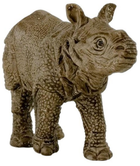 Фігурка Schleich Wild Life Indian Rhinoceros Baby 5.5 см (4059433527772) - зображення 3