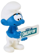 Figurka Schleich Smurfs Smurf with Sign 5 cm (4059433730202) - obraz 3
