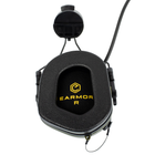 Активная гарнитура Earmor M32H Mark 3 MilPro с адаптерами на рельсы шлема 2000000114194 - изображение 6
