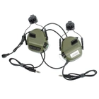 Активная гарнитура Earmor M32H Mark 3 DualCom MilPro с адаптерами на рельсы шлема 2000000114248 - изображение 1