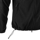 Флісова куртка Helikon-Tex Alpha Hoodie Grid Fleece чорний XXL 2000000153186 - зображення 6