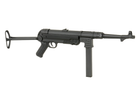 Пістолет-пулемет MP007 (MP 40) FULL METAL — BLACK [AIRSOFT GUN MANUFACTURER] (для страйкболу) - зображення 4