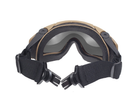 Gogle защитные очки с монтажом на каску/шлем - Dark Earth [FMA] - изображение 1