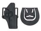 Кобура для пистолета с быстрым доступом и фиксатором для серии Glock - Black [CS] (для страйкбола) - изображение 1