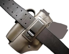 Поясная кобура для Glock 19 (коричнево-оливковый) - изображение 5