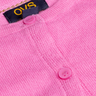 Sweter rozpinany dla dziewczynki OVS 1824212 110 cm Różowy (8056781617205) - obraz 3
