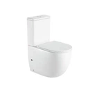 Унитаз-компакт напольный Koller Pool ROUND SMART Tornado с крышкой и смывным бачком, белый (RN-0630-RQ-C+RN-0630-RQ-T)