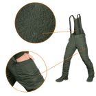 Штани тактичні зимові чоловічі утеплені штани для силових структур Patrol Taslan Олива (7355), L (OPT-36701) - зображення 4