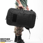 Рюкзак для дронов защитный тактический универсальный для силовых структур Brotherhood Черный L 30л (SK-NBH-ZRD-01BLS) - изображение 5