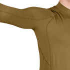 Лонгслив тактический эластичный футболка с длинным рукавом для силовых структур Койот (7139), M (OPT-11341) - изображение 4