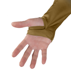 Лонгслив тактический эластичный футболка с длинным рукавом для силовых структур Койот (7139), M (OPT-11341) - изображение 6