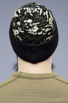 Шапка тактична зимова чоловіча шапка для силових структур Brotherhood Чорний Піксель M (SK-N100004S) - зображення 4