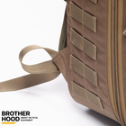Рюкзак для дронів захисний універсальний для силових структур Brotherhood койот L 30л (SK-NBH-ZRD-01KS) - зображення 6