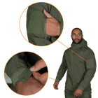 Куртка тактическая демисезонная мужская для силовых структур Stalker SoftShell Олива (7225), XXXL (OPT-34521) - изображение 4