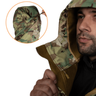 Куртка тактическая демисезонная мужская для силовых структур CM Stalker SoftShell Мультикам 089 XXXXL (OPT-41911) - изображение 6