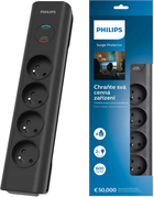 Filtry sieciowe Philips SPN7040BA/60 4 gniazda 2 m Szary (Phil-SPN7040BA/60) - obraz 2