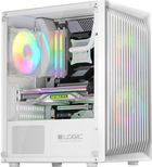 Obudowa komputerowa Logic Concept Atos Mesh+Glass ARGB fans 3x120 mm White (AM-ATOS-20-0000000-0002) - obraz 7