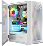 Obudowa komputerowa Logic Concept Aramis Mesh+Glass ARGB fans 4x120 mm White (AT-ARAMIS-20-0000000-0002) - obraz 9