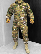 Тактичний зимовий теплий військовий комплект SZ-13 ( Куртка + Штани ), Камуфляж: Мультикам, Розмір: XXL - зображення 3