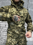 Тактичний військовий комплект гірка Shark ( Куртка + Штани ), Камуфляж: Піксель ЗСУ, Розмір: 54 - зображення 3
