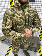 Тактическая теплая зимняя военная форма костюм Charter ( Куртка + Штаны ), Камуфляж: Пиксель ВСУ, Размер: L - изображение 3