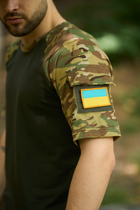 Тактическая футболка Sleeve хаки/мультикам M - изображение 4