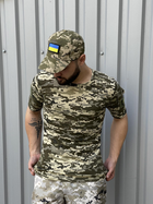 Тактична футболка піксель з липучками та кишенею на плечі XXL - зображення 8