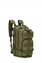 Рюкзак сумка на плечи ранец 28 л Пиксель зеленый - зображення 6