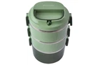 Ланч-бокс харчовий Kamille KM-2137 2.4 л Зелений