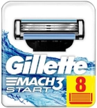 Wymienne wkłady (ostrza) do golenia dla mężczyzn Gillette Mach 3 Start 8 sztuk (4987176093837) - obraz 1