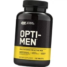 Витамины и минералы для мужчин Optimum Opti-Men 150 таб Оптимум опти-мен