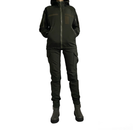 Жіночі тактичні брюки 48 Олива, Хакі софтшелл утепленні (зима) - зображення 5
