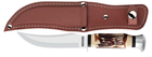 Туристический нож с лезвием 127 мм Sport в чехле TRAMONTINA (sad0001373) Серебристо-коричневый - изображение 1