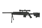 Гвинтівка снайперська MB4406D — з оптикою та сошками [WELL] (для страйкбола) - зображення 1