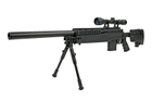 Гвинтівка снайперська MB4406D — з оптикою та сошками [WELL] (для страйкбола) - зображення 2