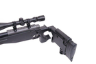 Гвинтівка снайперська MB08D — з оптикою та сошками — Black [WELL] (для страйкбола) - зображення 6