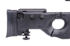Гвинтівка снайперська MB08D — з оптикою та сошками — Black [WELL] (для страйкбола) - зображення 7