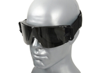 Вентильовані окуляри типу Gogle (набір з 3 лінз) - Black [P&J] - зображення 6