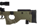 Страйкбольна гвинтівка снайперська MB08D - з оптикою та сошками - olive [WELL] (для страйкболу) - зображення 8