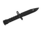 Тренировочный штык-нож к приводам M4/M16 – BLACK [CYMA] (для страйкбола) - изображение 5
