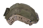 Кавер на шлем типа FAST - olive [GFC Tactical] (для страйкбола) - изображение 3