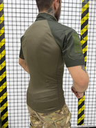 Тактическая рубашка весна-лето убакс с коротким рукавом Олива M - изображение 4